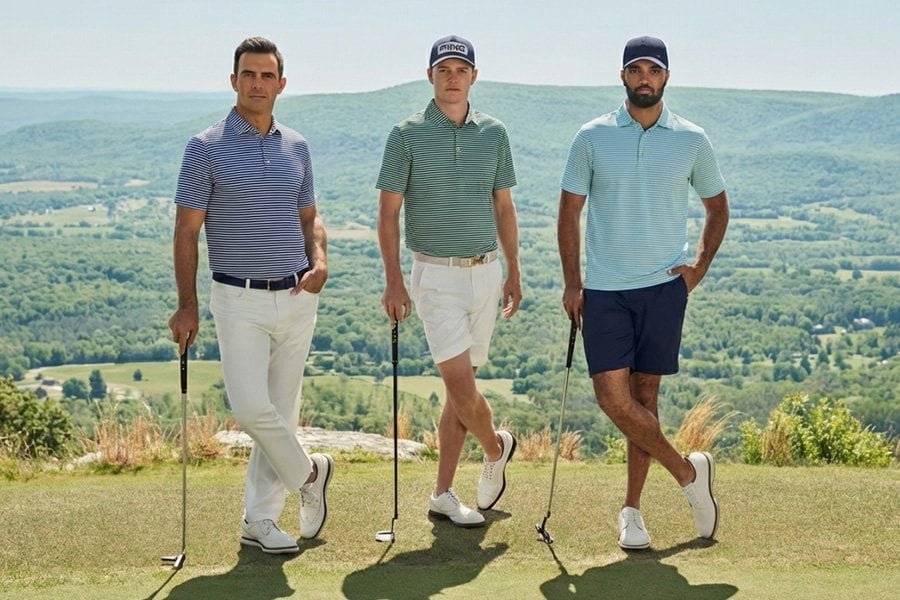 Custom golf polo shirts with embroidery
