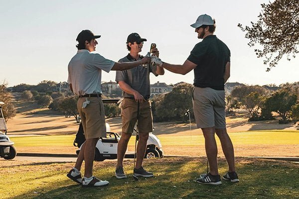 Performance golf shirts with moisture wicking
