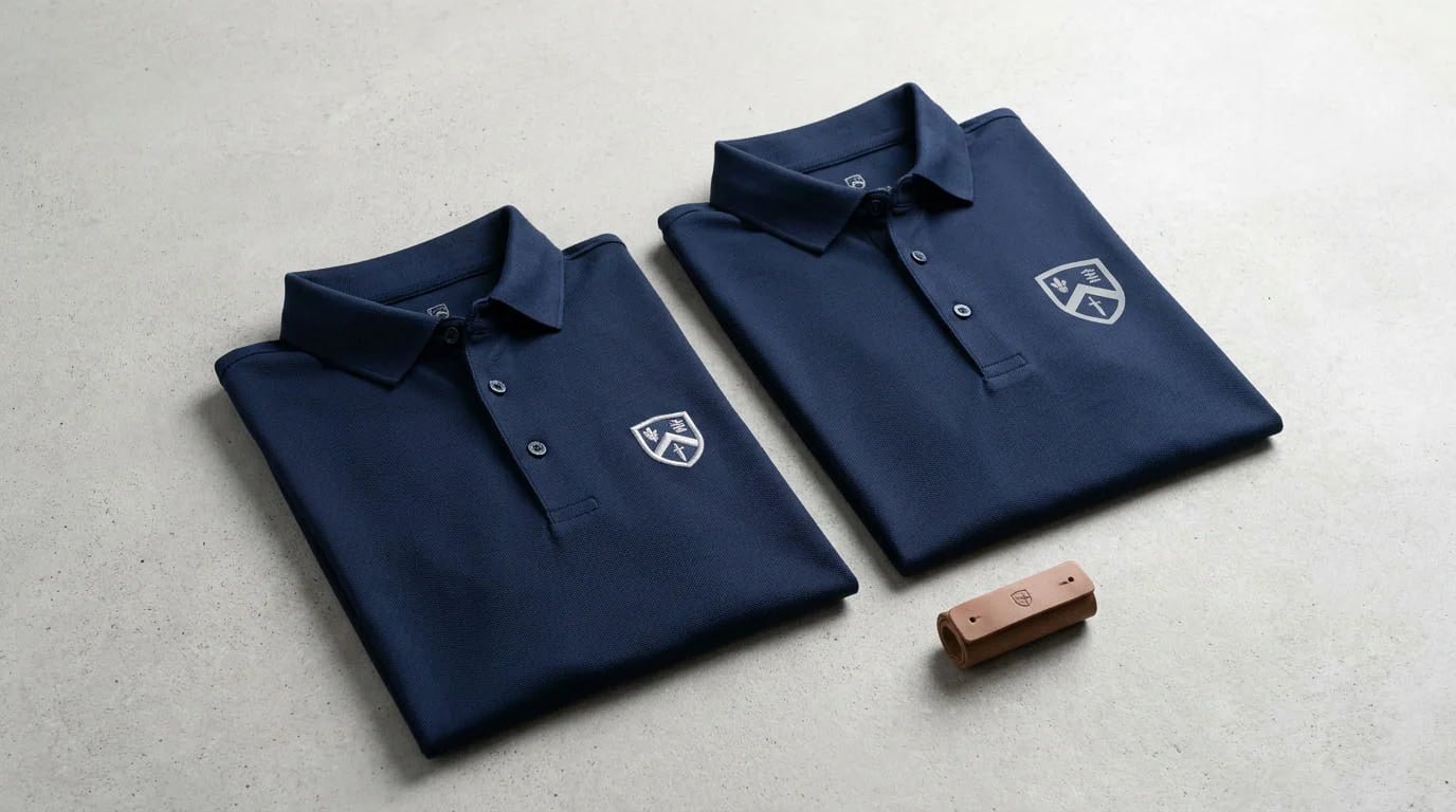 Embroidery vs Heat Transfer for Custom Golf Polos: Which Logo Method Is Best?s
