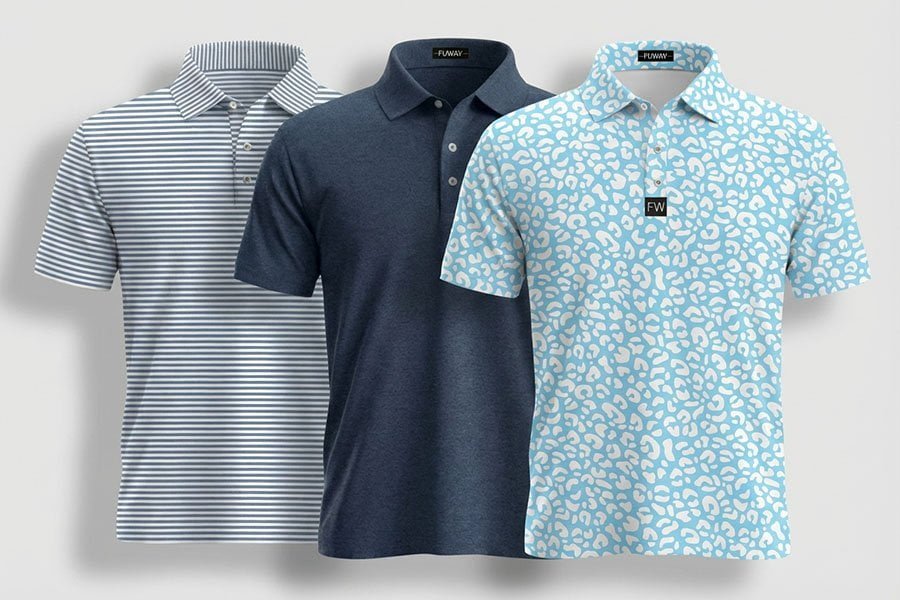 Custom golf polo shirts manufacturing