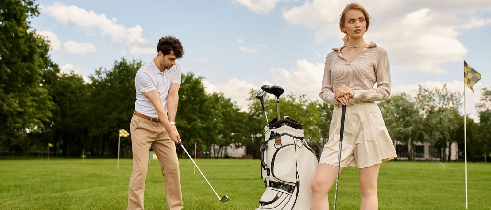 Premium golf apparel fabrics and materials