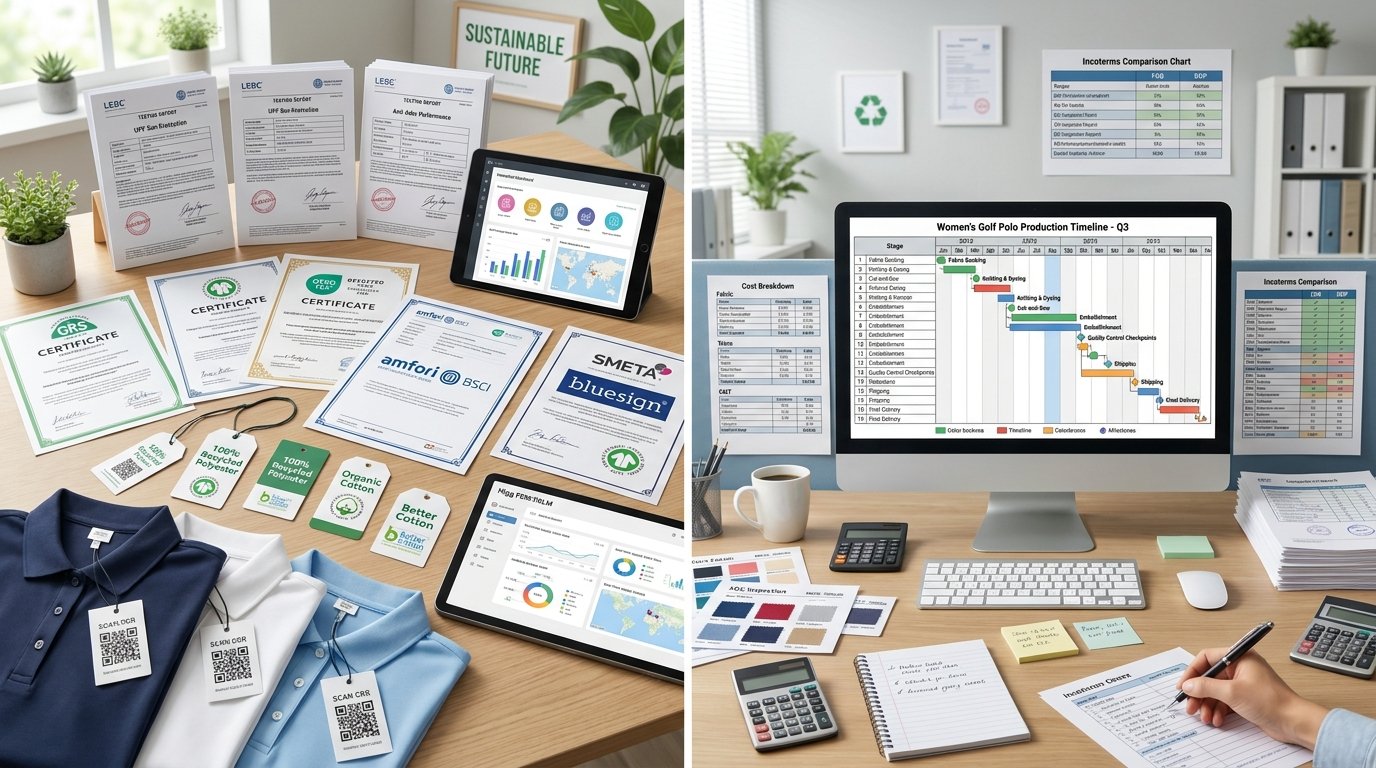 Managing the apparel supply chain and lead times A Gantt chart or workflow diagram showing the apparel production process from fabric booking to final delivery