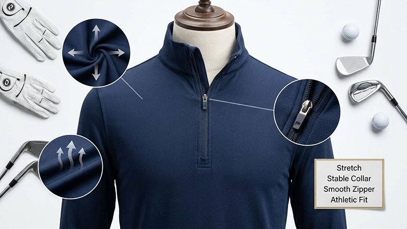 Golf Quarter-Zip Design Essentials