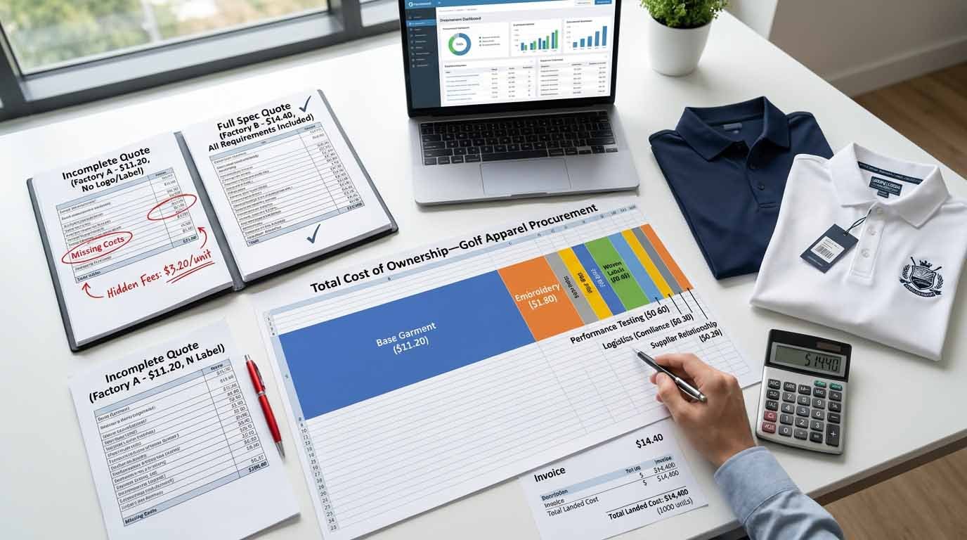 B2B Golf Apparel Procurement: 5 Proven Strategies to Control Costs & Maximize Profit