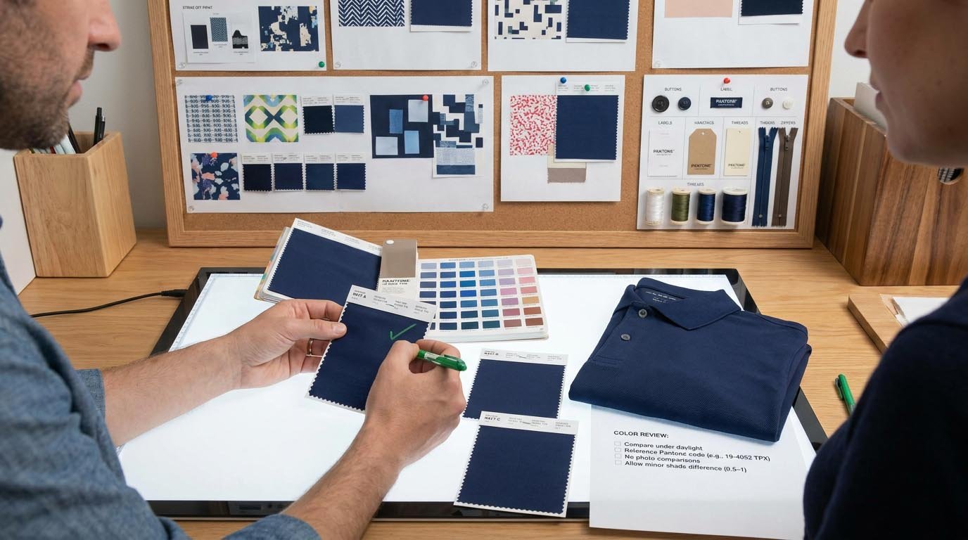 How to use Pantone standards and lab dips for efficient color approval Color approval workflow and standards