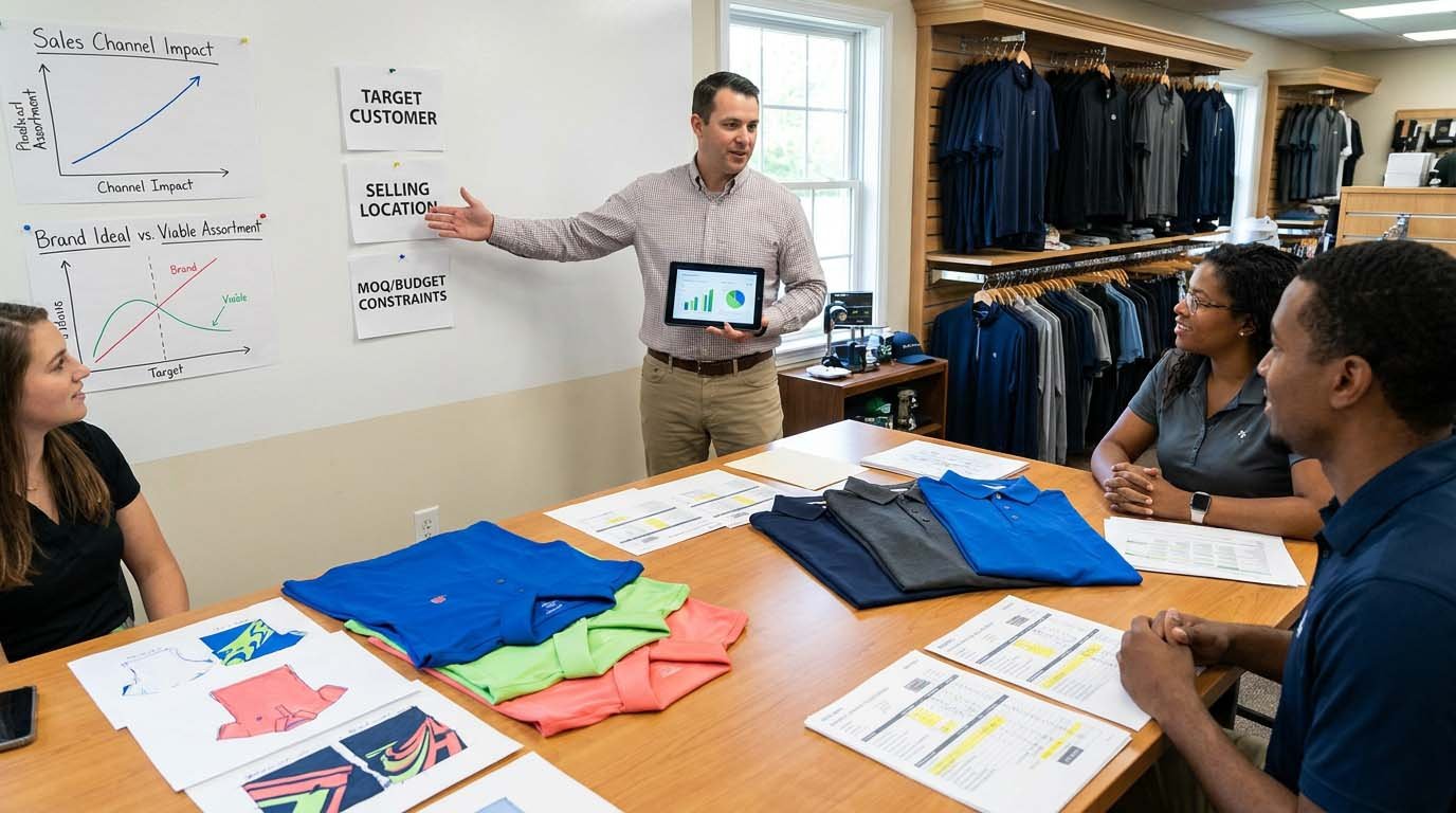 How sales channel and customer decision context shape viable color choices Color decision framework by sales channel