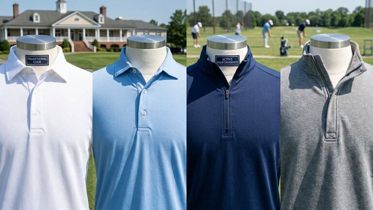 Golf Polo Plackets & Collars: 3-Button, Zip, or Collarless? Pros, Fit & Etiquette Guide
