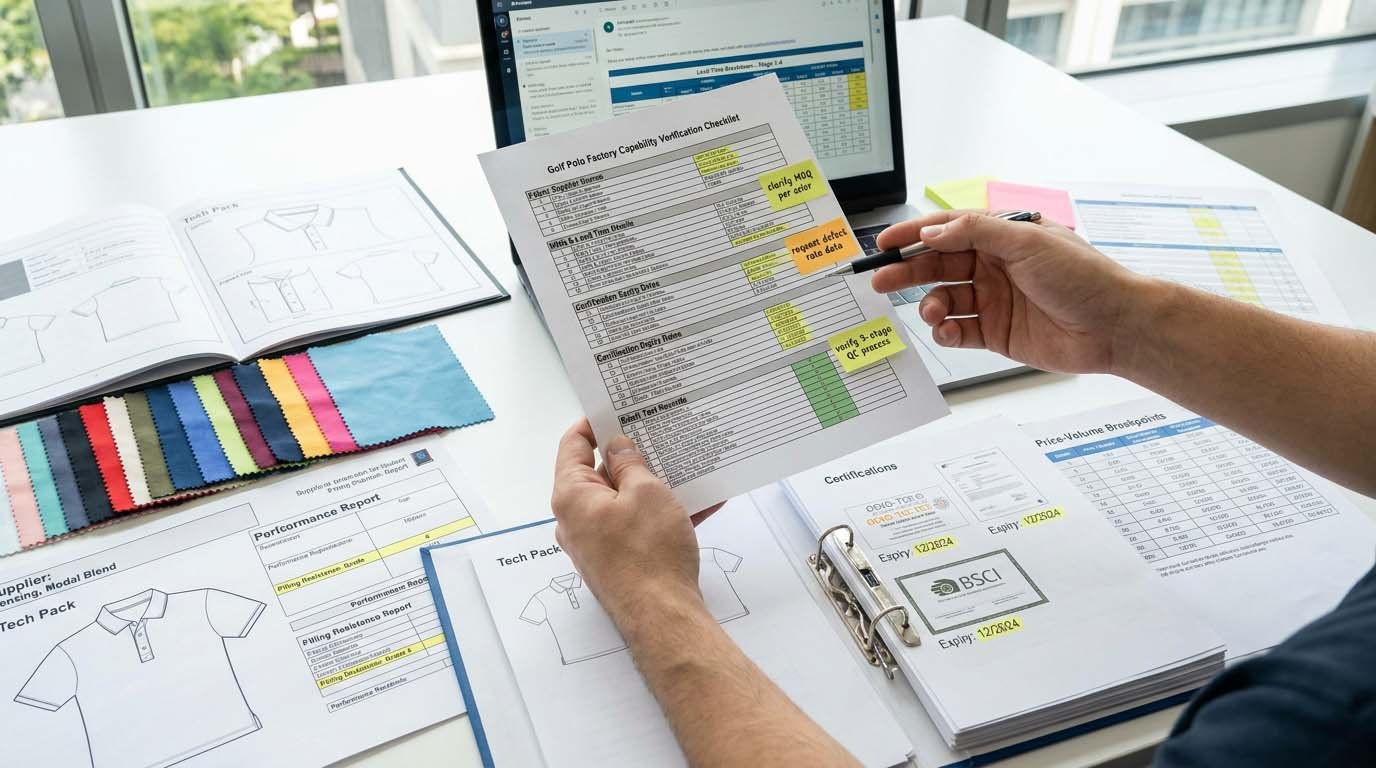 Factory capability verification checklist