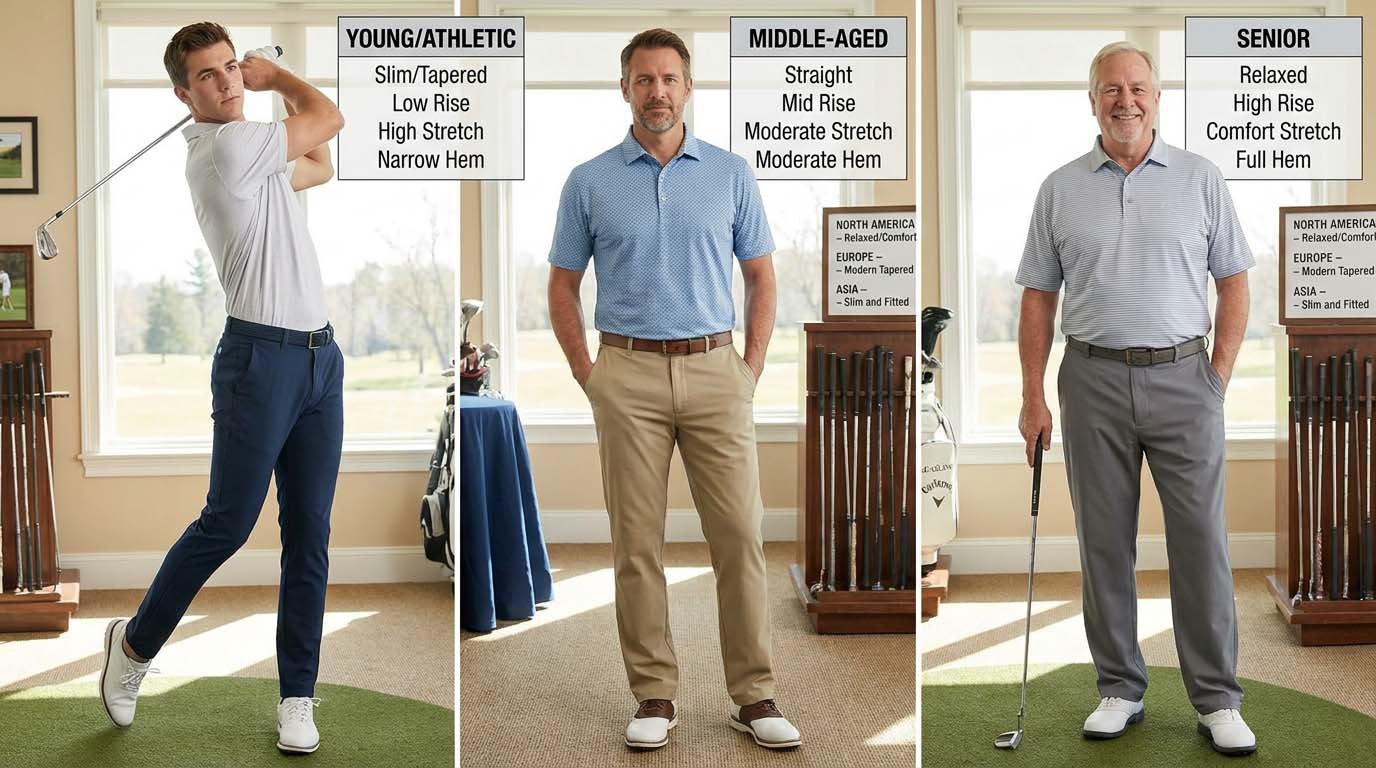 Fit recommendations by customer demographic Customer profile fit matching chart