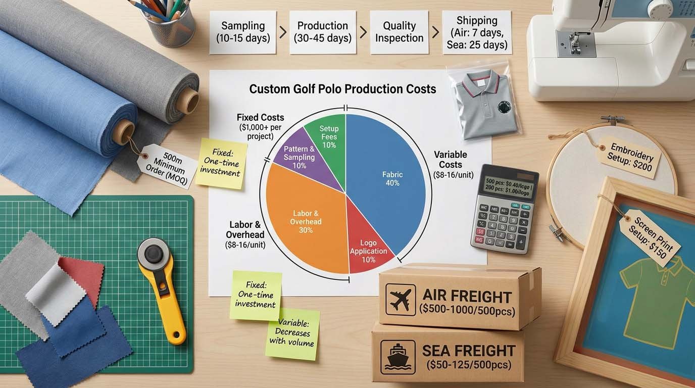 Cost breakdown pie chart