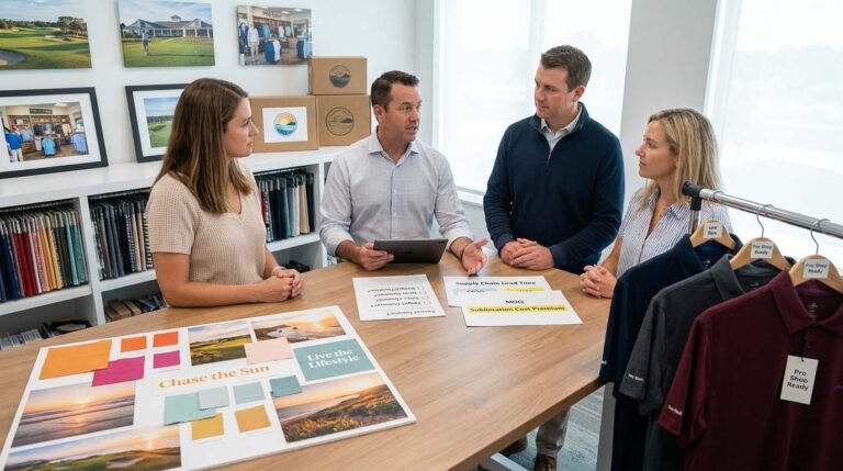 Golf Apparel Color Matching: Choosing Color Schemes That Align with Brand Identity