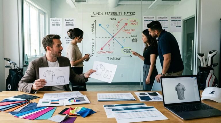 How to Start a Golf Clothing Brand: Design, Suppliers, Costs, MOQ & Marketing
