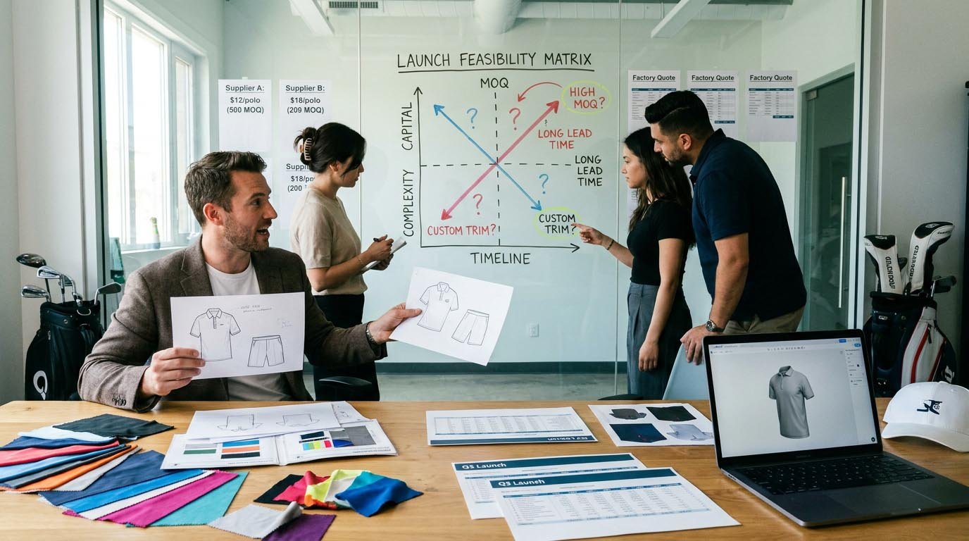 How to Start a Golf Clothing Brand: Design, Suppliers, Costs, MOQ & Marketing