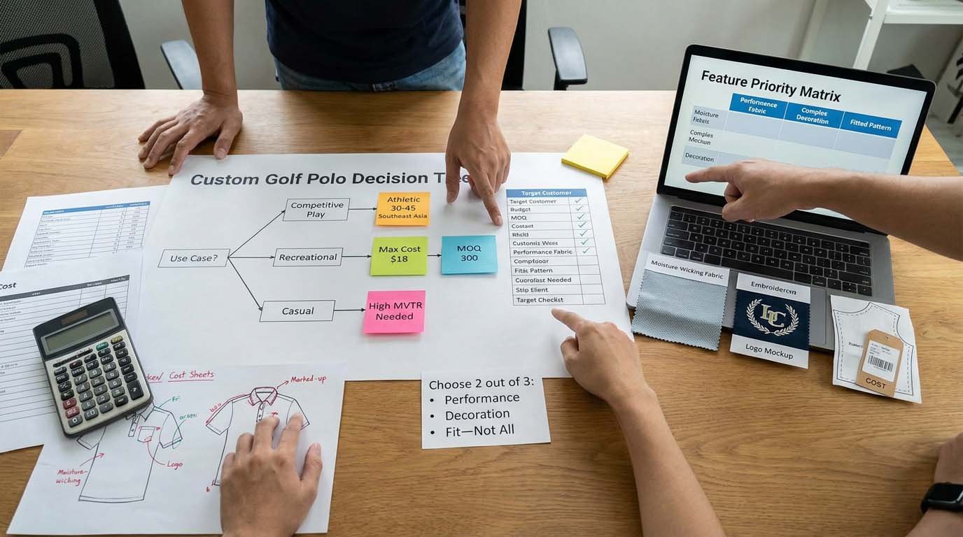 How use case determines fabric and fit choices Design brief decision tree