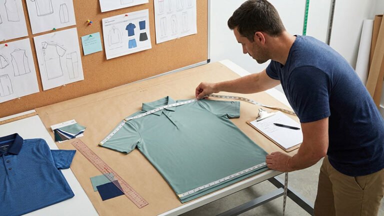 Golf Polo Fit Guide: Shoulders, Sleeve Cap, Side Vents & Drop Tail (Measurements + Pattern Fixes)