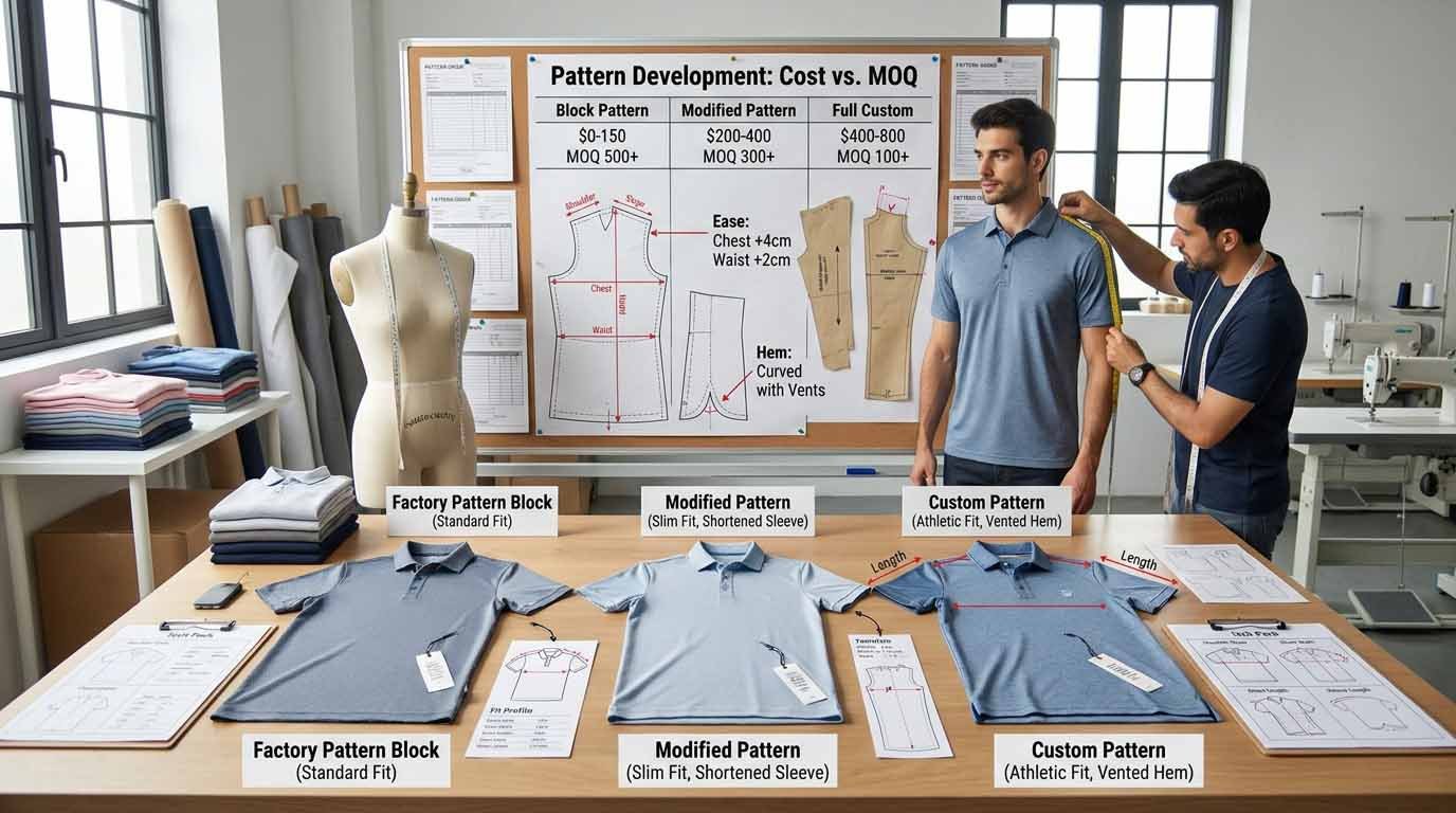 Pattern development cost vs customization depth