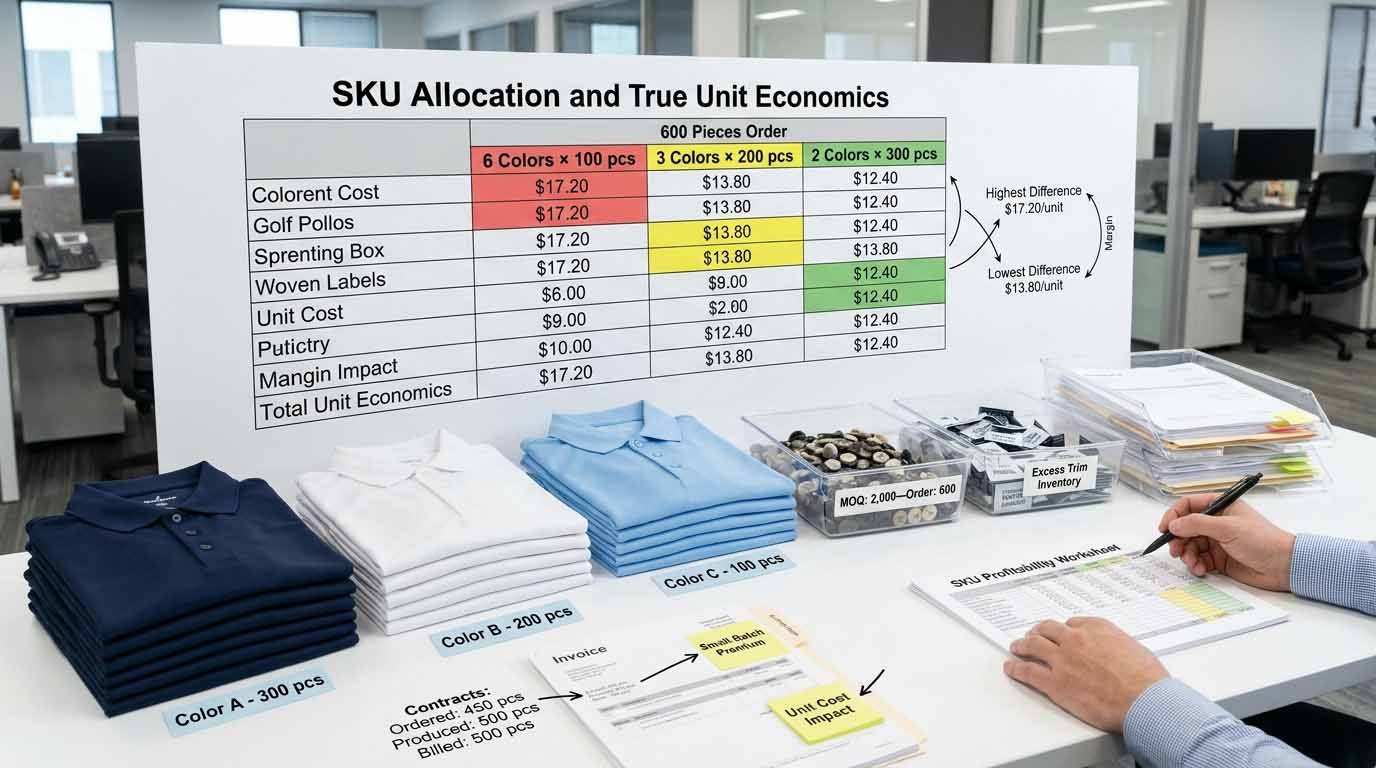 SKU allocation cost impact analysis