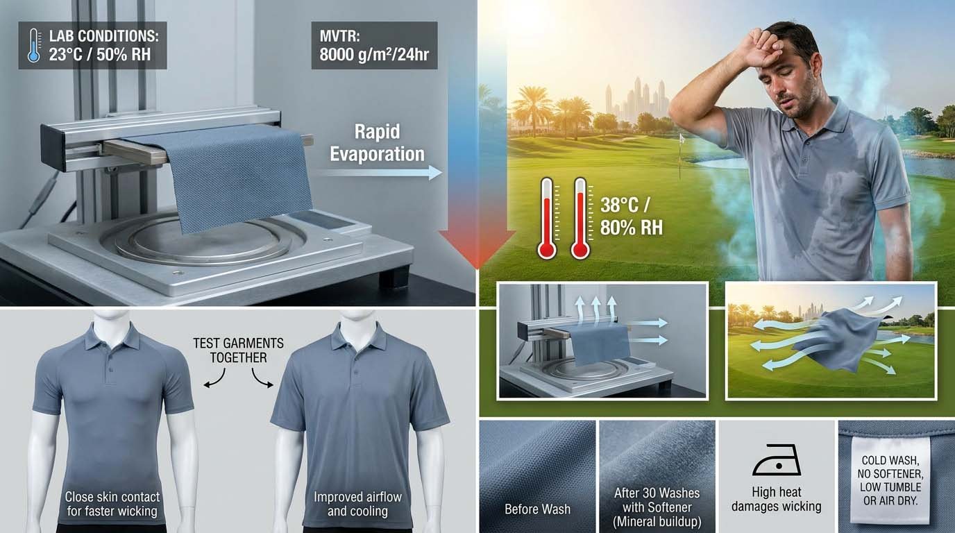 Environmental factors affecting moisture management
