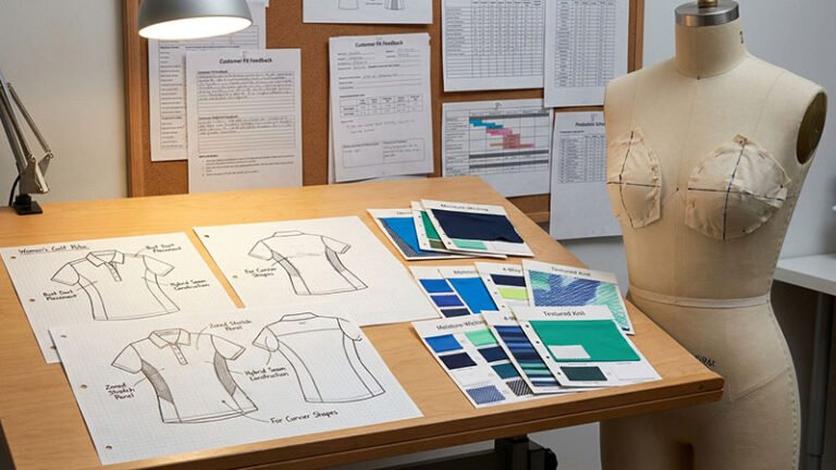 Designing Women’s Golf Polos: Bust Contouring, Zoned Stretch & 3D Fit