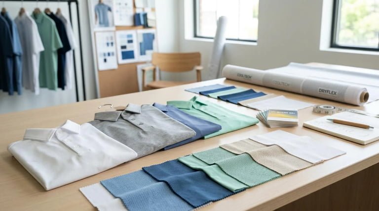 Best Golf Polo Fabrics for Hot & Humid Weather: Moisture‑Wicking, Breathable, Cooling & UPF Options