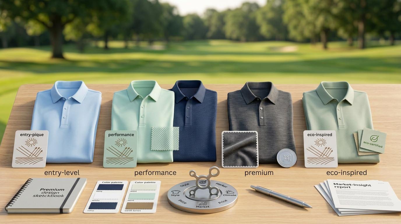 how to choose golf polo fabric for your brand