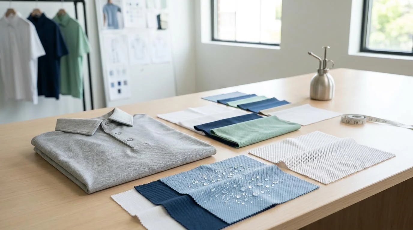 why fabric matters in golf polos