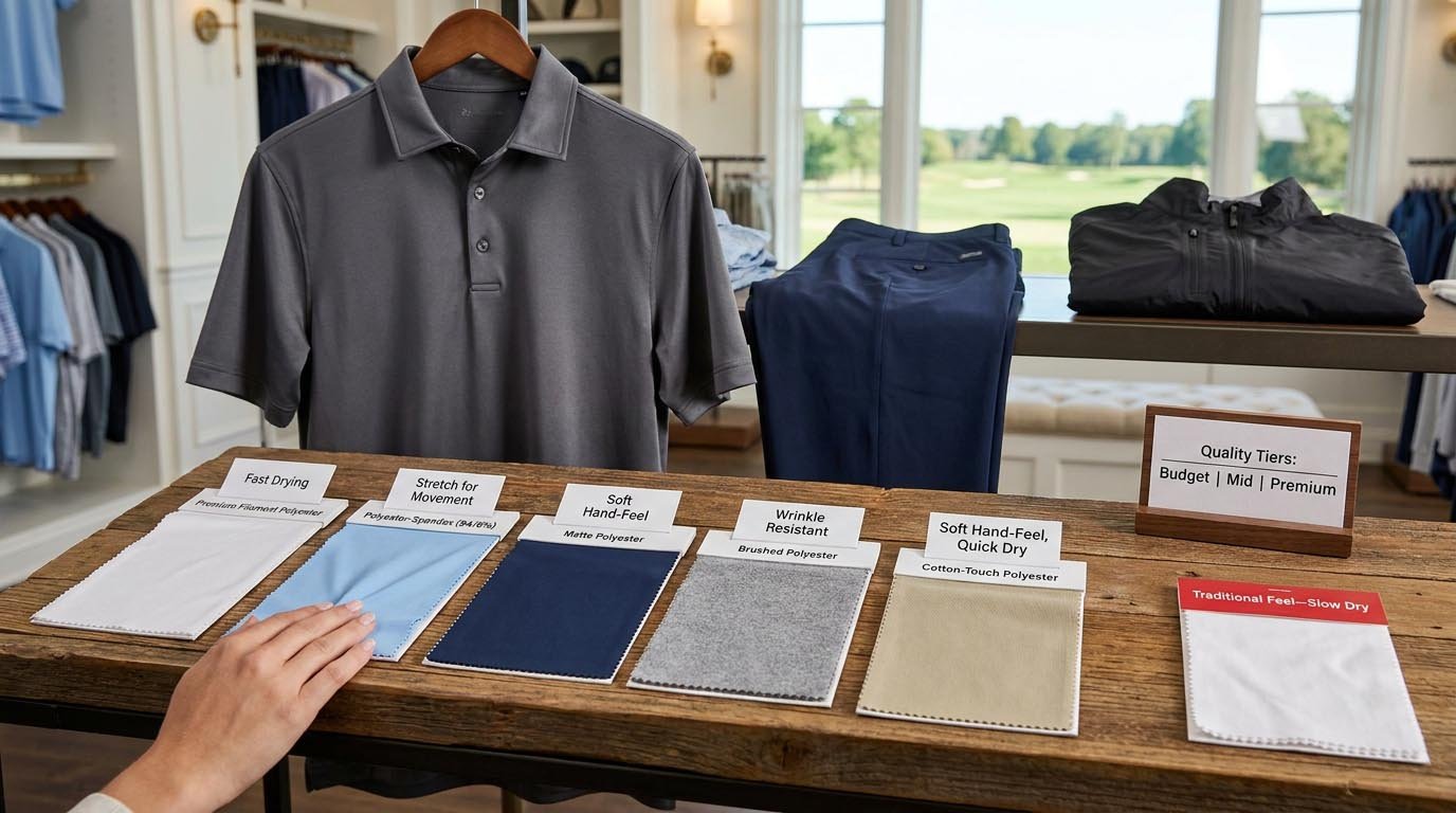 Best fiber blends for golf apparel