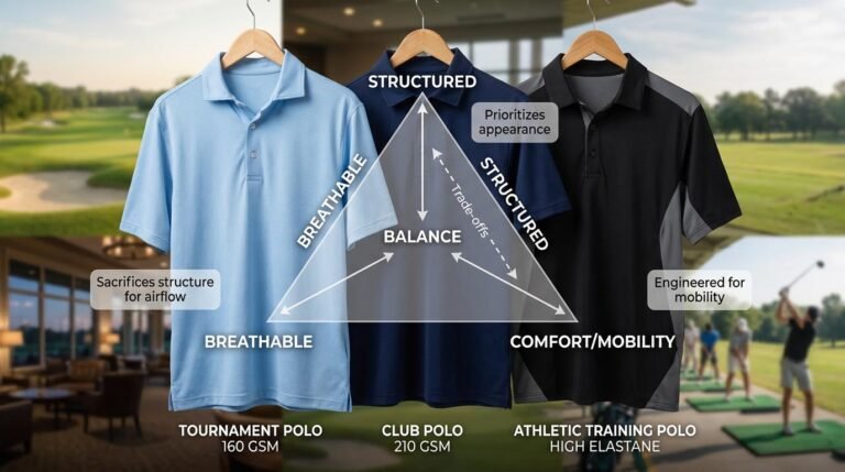 How Golf Apparel Achieves the Perfect Balance of Breathability, Structure, and Comfort