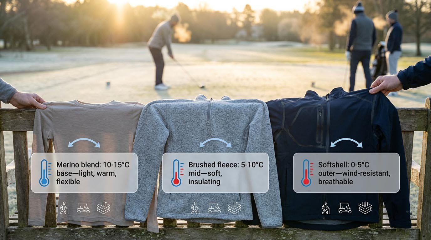 The Ultimate Guide to Winter Golf Fabrics: Balancing Warmth, Flexibility, and Layering