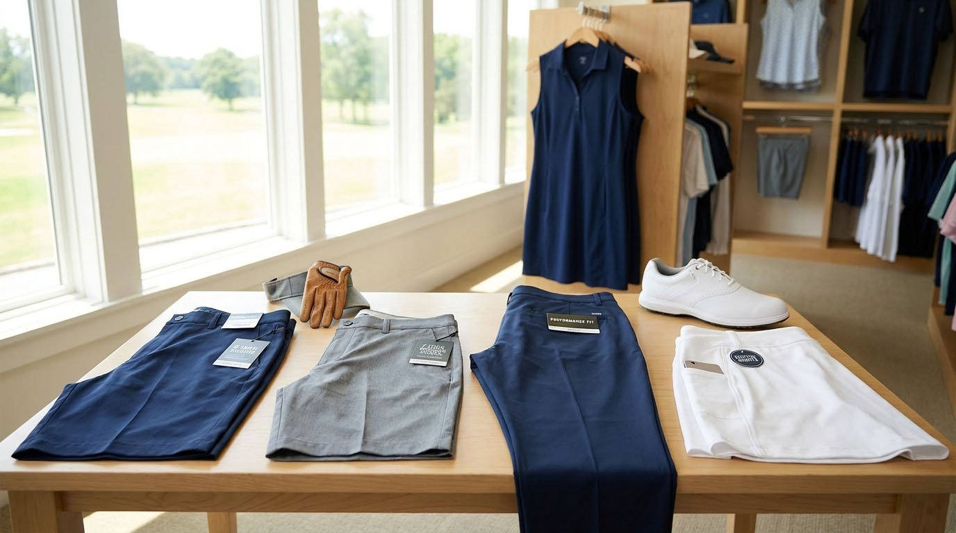 Course-ready bottoms and sizing strategies Golf shorts and pants for spring summer