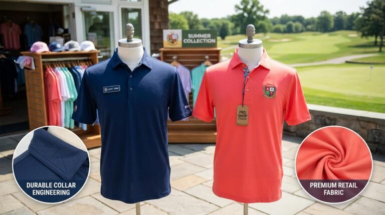 Custom Golf Apparel Guide for Golf Clubs, Courses, and Pro Shops