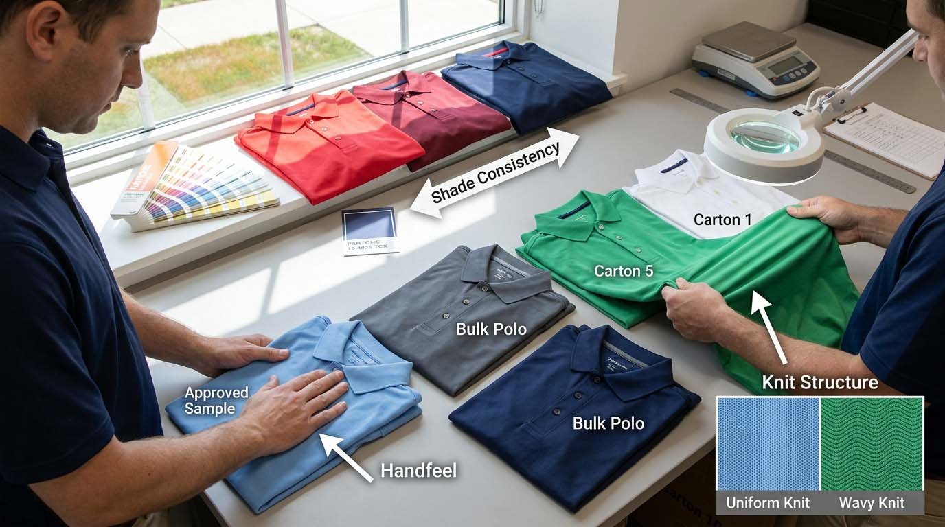 Fabric quality inspection checkpoints