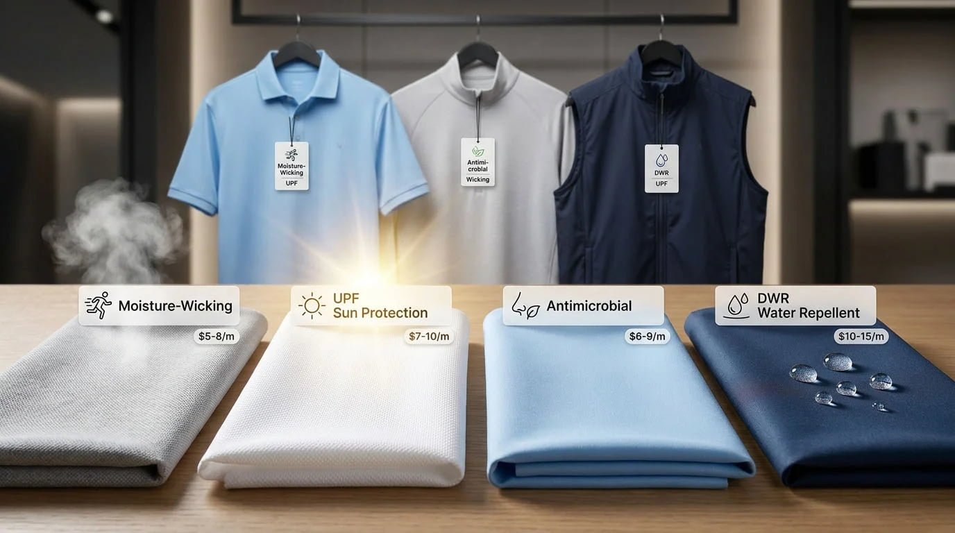 Golf apparel fabric finishes guide