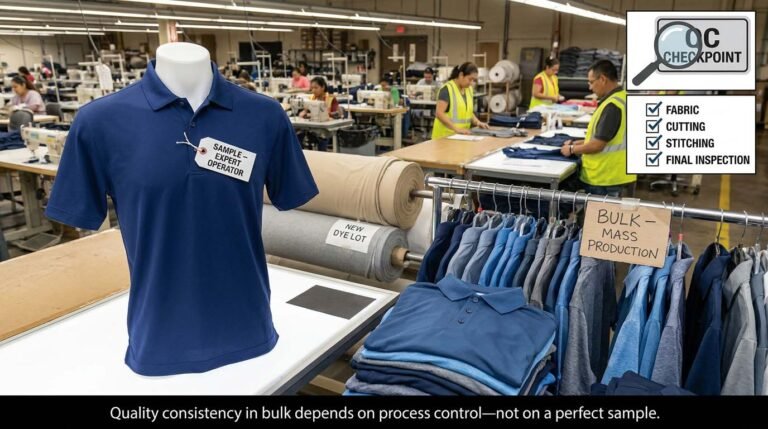 Golf Polo Shirts Production Process: Step-by-Step Manufacturing Guide