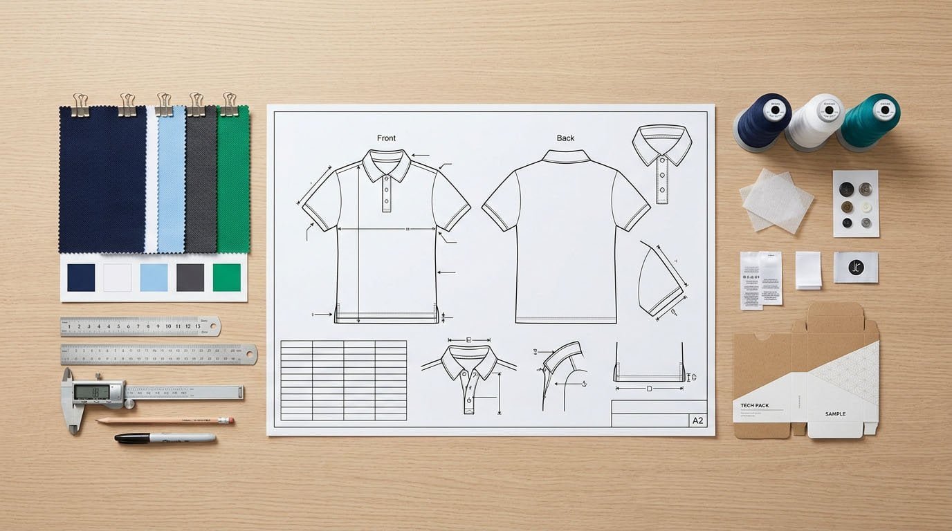 Golf polo tech pack