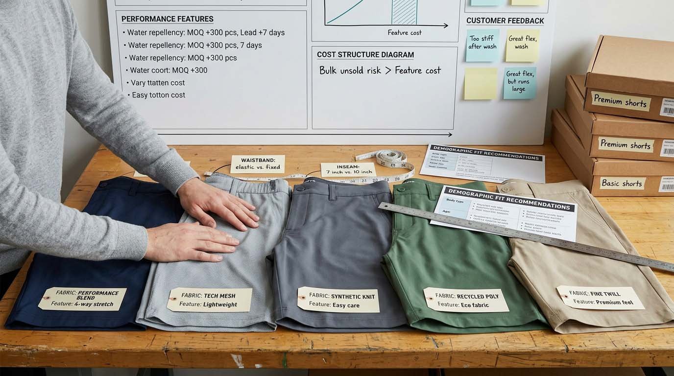 Complete guide to choosing golf shorts for brands Golf shorts selection guide for buyers