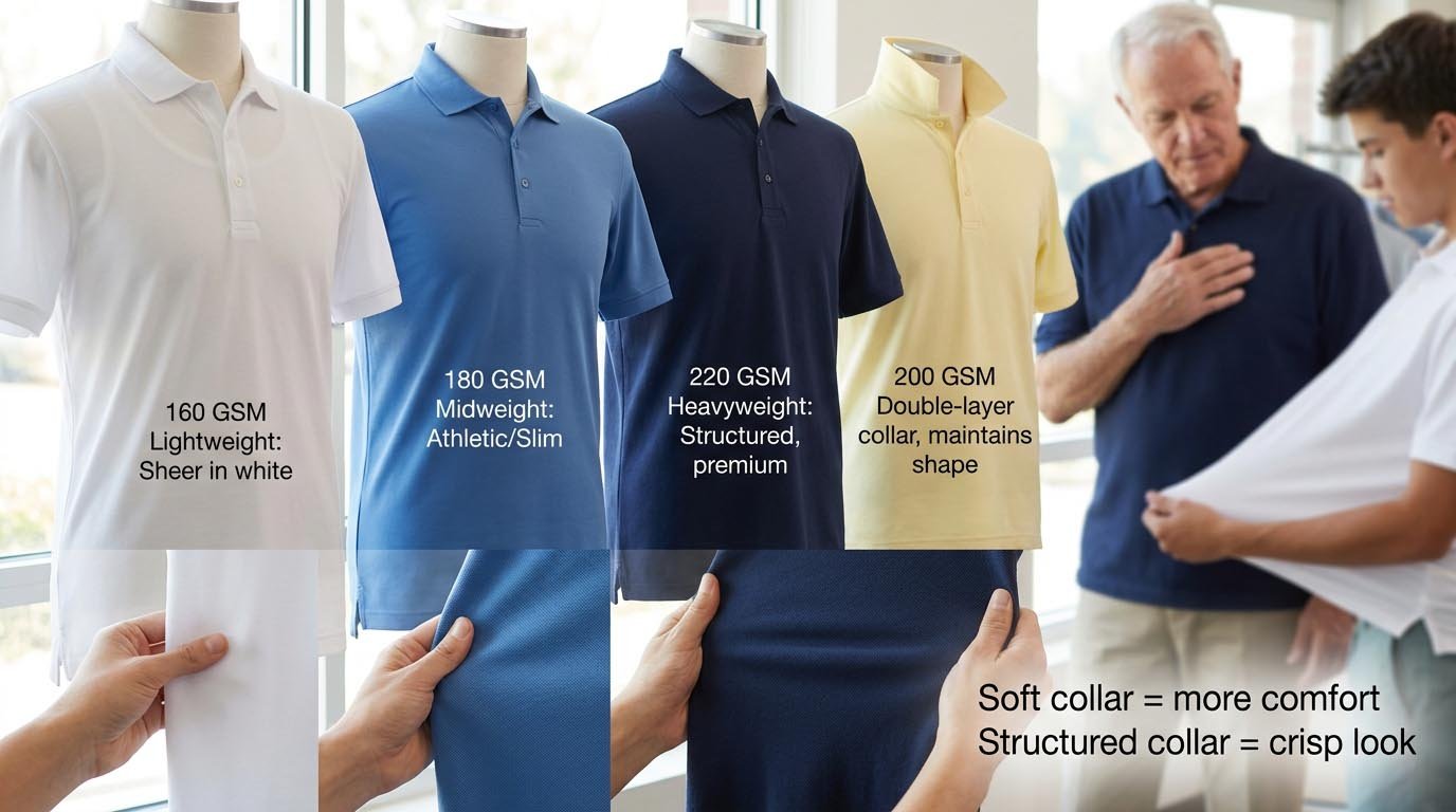 How fabric weight affects fit and appearance