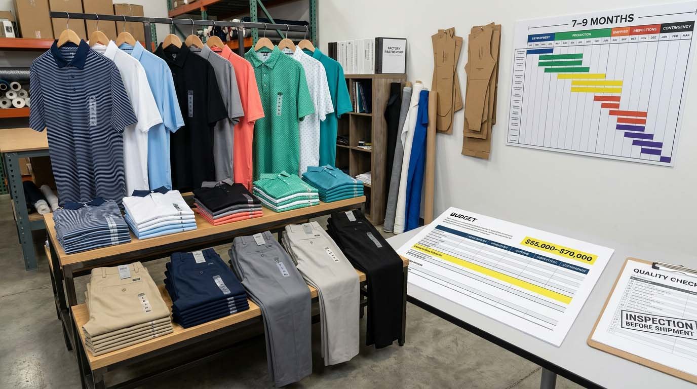 Recommended First Collection Structure for New Golf Apparel Brands