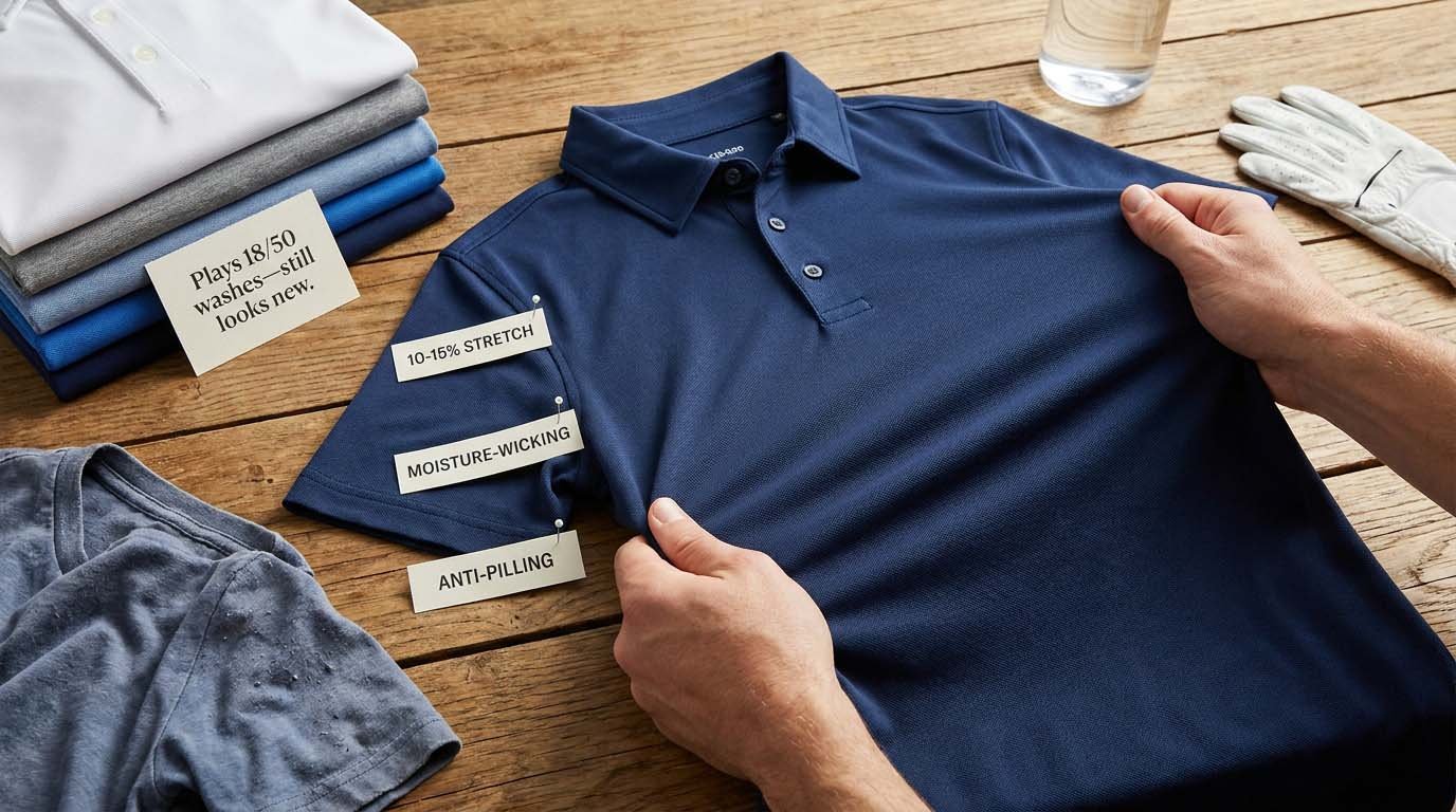 Golf apparel fabric technology and performance features
