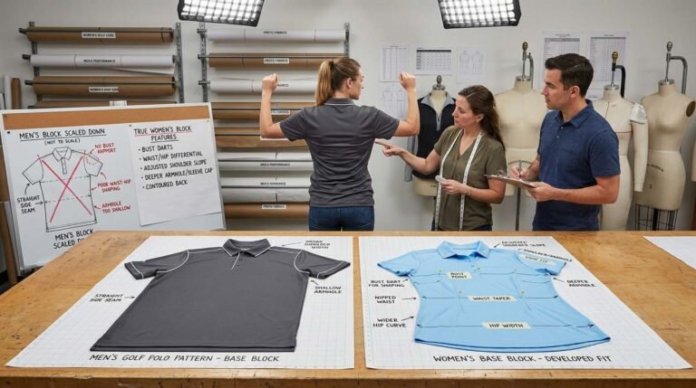 Women's Golf POLO Shirt Design: Key Differences from Men's Styles