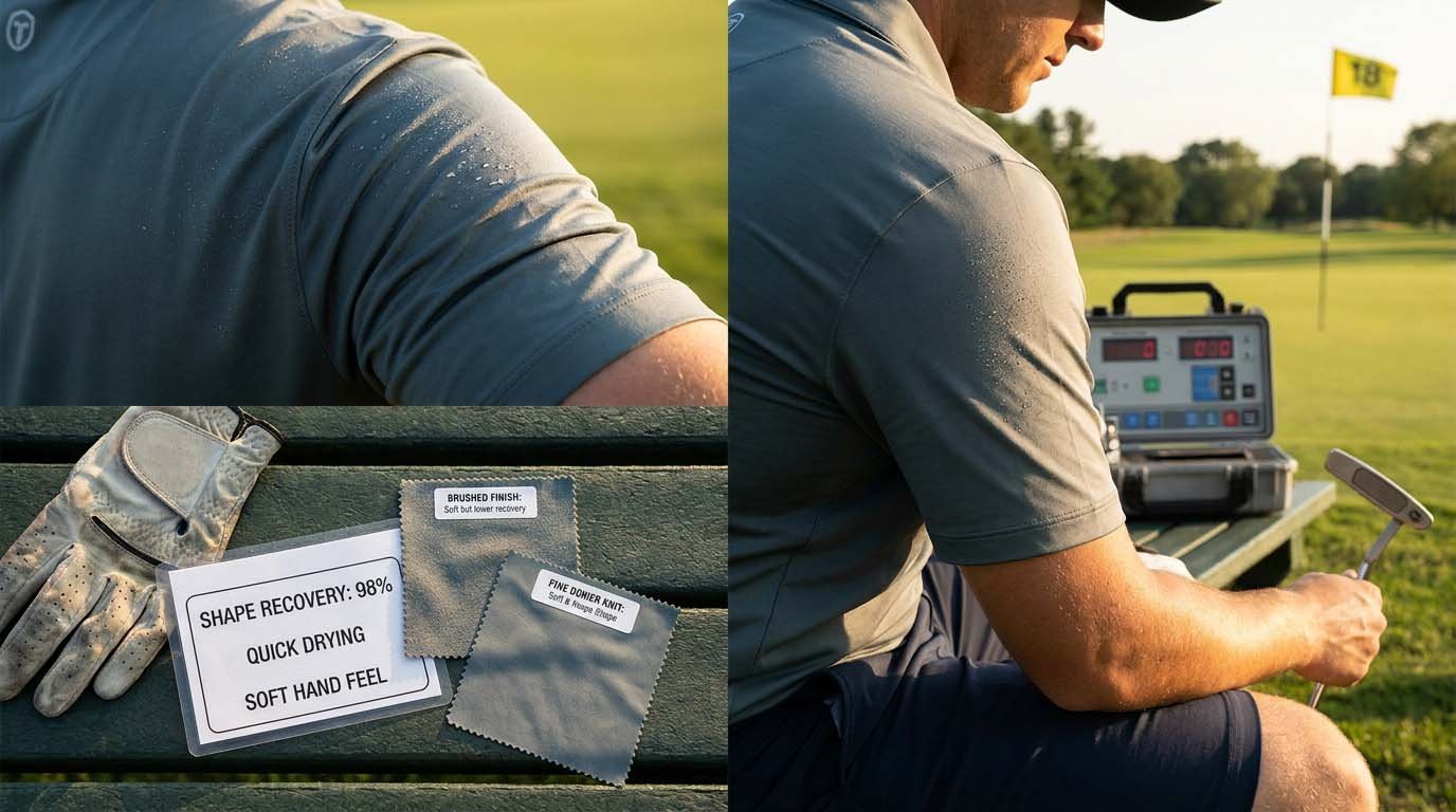 golf apparel comfort stretch fabric properties