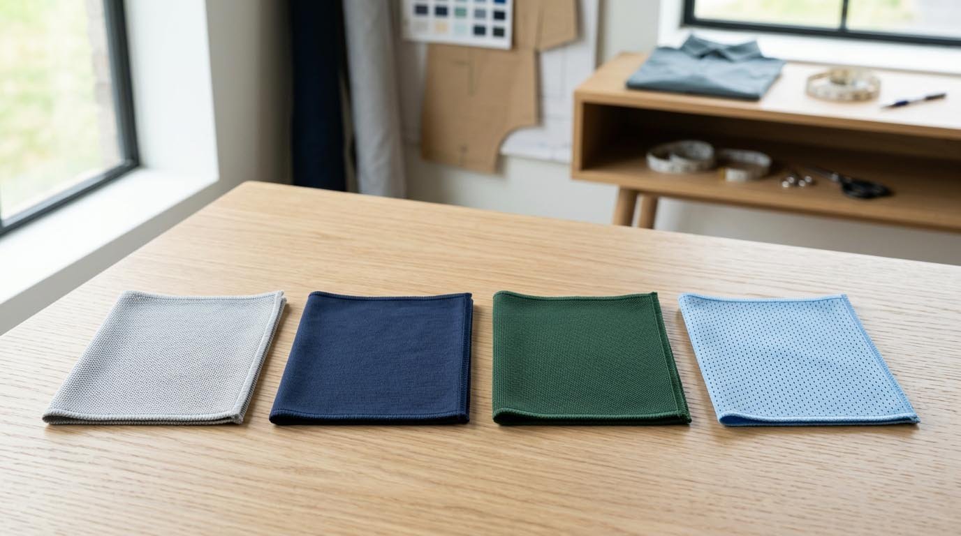 golf polo knit structure comparison