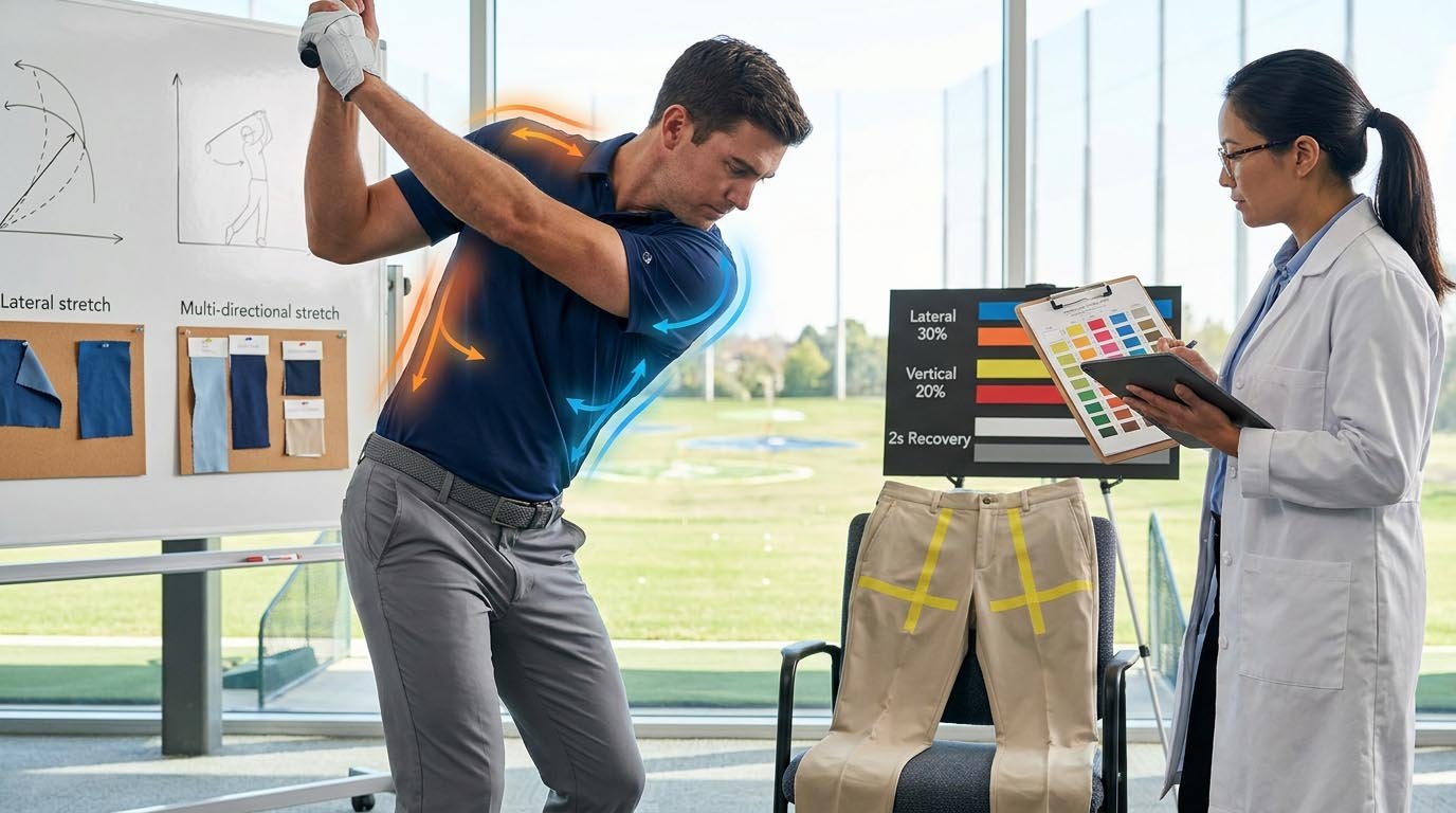 golf swing biomechanics stretch requirements