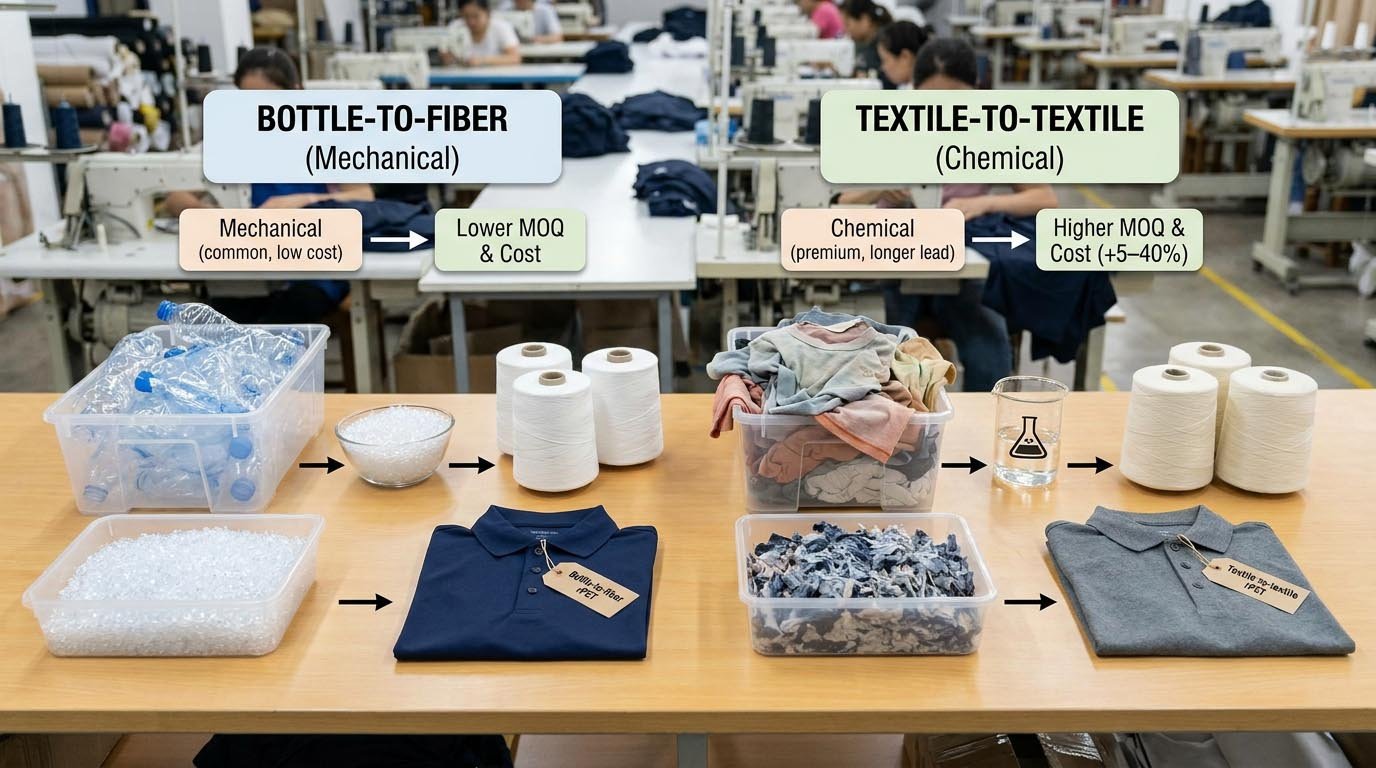 recycled polyester manufacturing process