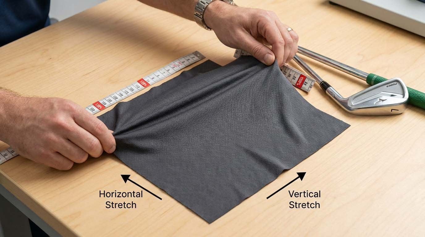 4-way stretch fabric for golf shirts