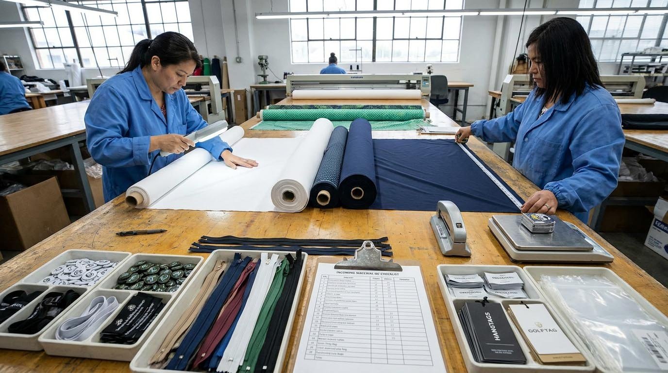 Fabric inspection station