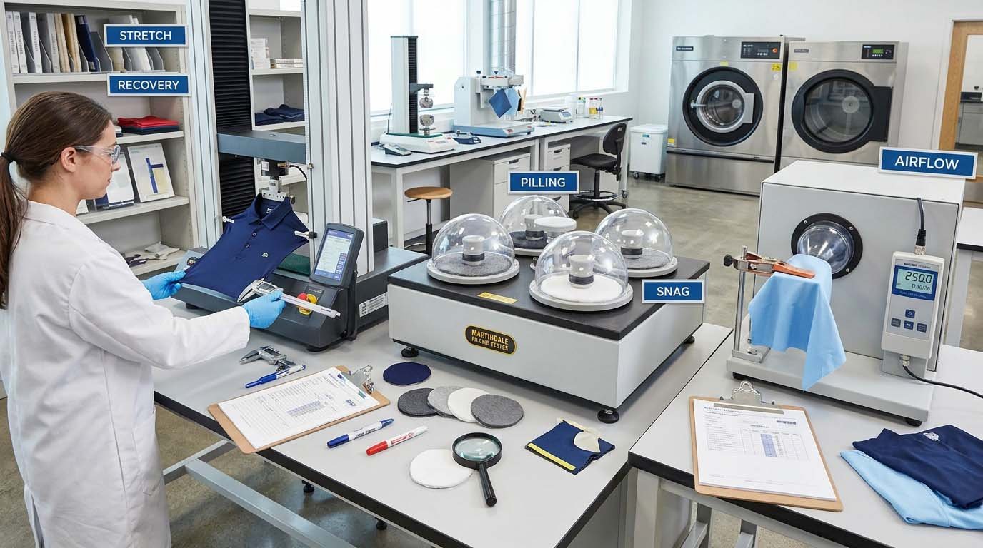 Fabric testing equipment
