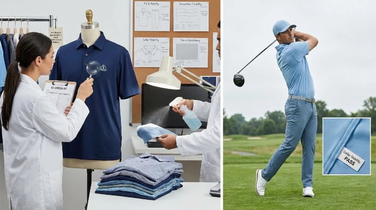 Golf Apparel Development Guide: Fabric Testing, Fit Validation, Quality Control, and Bulk Production Risks