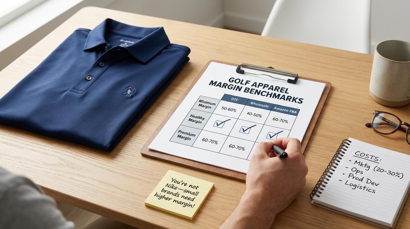 Golf brand margin benchmarks
