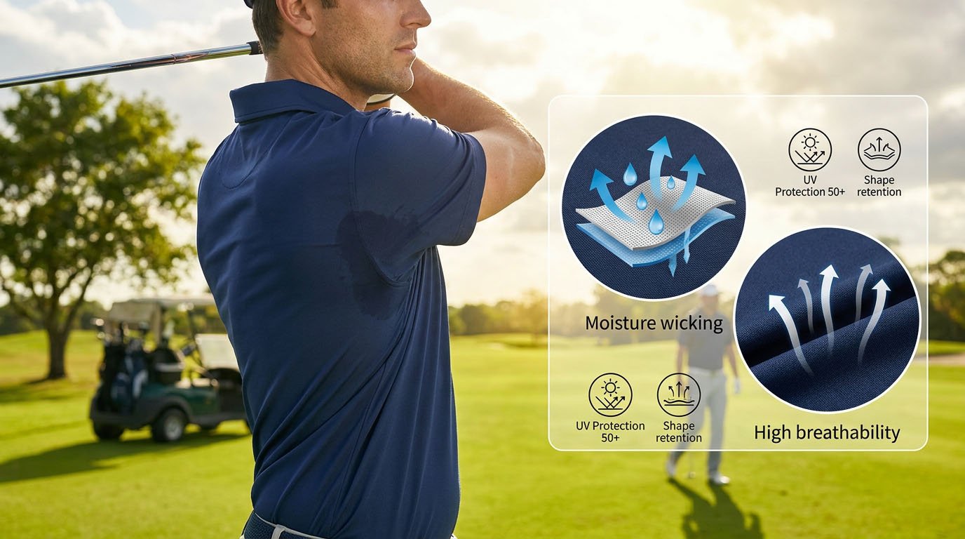 Golf fabric performance requirements by activity level